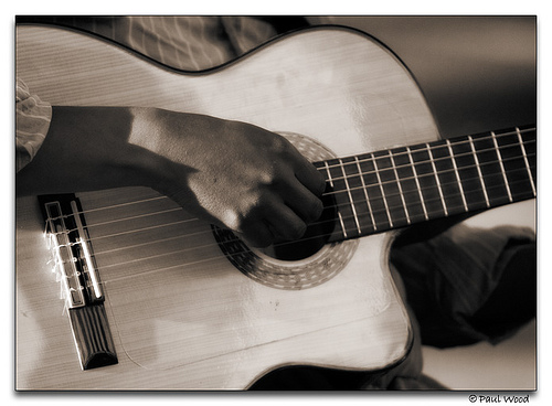 Quelques exercices pour la guitare - Photo de Paul Wood